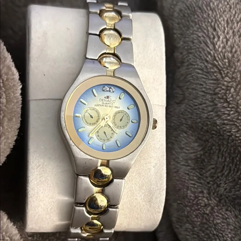 Elegant Silver and Gold Women's Watch